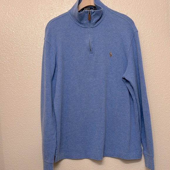 Polo Ralph Lauren Estate-Rib Quarter-Zip Pullover Size Medium - Picture 4 of 10